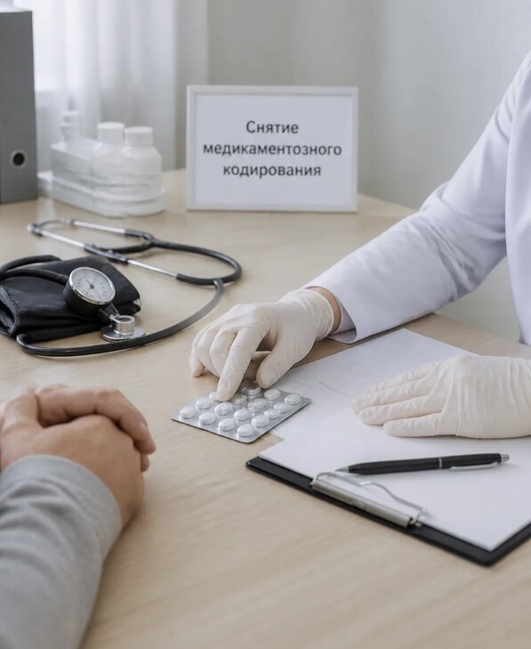 Снятие медикаментозного кодирования в Дубне от 5105 р. | Медзона